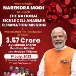 PM Modi to Launch National Sickle Cell Anaemia Elimination Mission, Read Here!